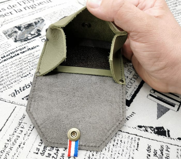 porte monnaie homme en cuir Basile