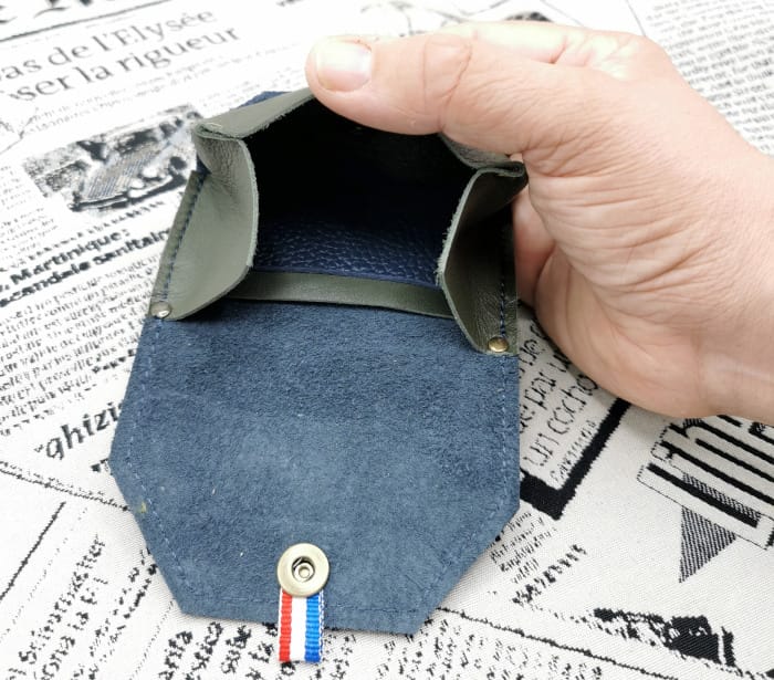 porte monnaie homme en cuir Basile