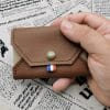 porte monnaie homme en cuir Basile