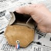 porte monnaie homme en cuir Basile