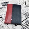 Portefeuille Virginia Boredeaux-noir grainé 1 portefeuille homme en cuir made in France