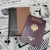 Portefeuille Virginia croco chocolat-marron tabac 2 portefeuille homme en cuir made in France