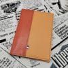 Portefeuille Virginia rouille-caramel 3 portefeuille homme en cuir made in France