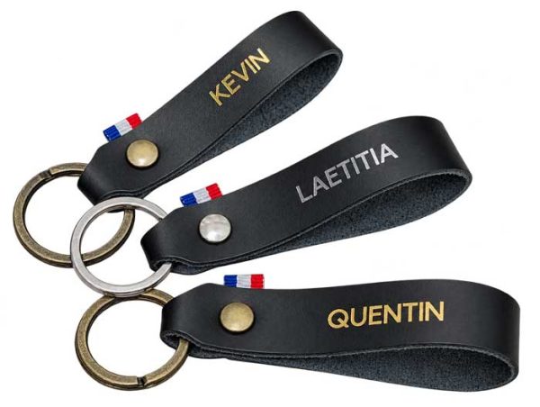 porte clef personnalisé en cuir