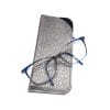 etui à lunettes Esther femme mauve metal etui lunettes cuir femme les petits noeuds de Lucie