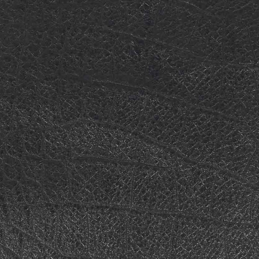 cuir cerf noir embossé croco