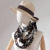 103 foulard soie ERMSHC jardin japonisant - 3 foulard en soie femme japon