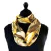 foulard en soie vert aquarelle made in France