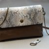 Sac cuir à rabat interchangeable sur mesure
