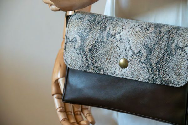 sac cuir à rabat interchangeable made in France