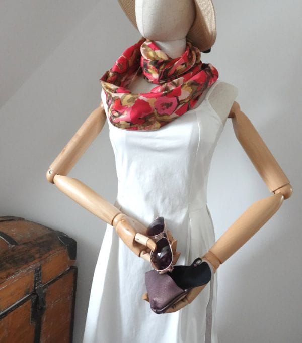 etui a lunettes souple en cuir parme