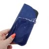 etui à lunettes Esther femme bleu verni etui a lunettes cuir
