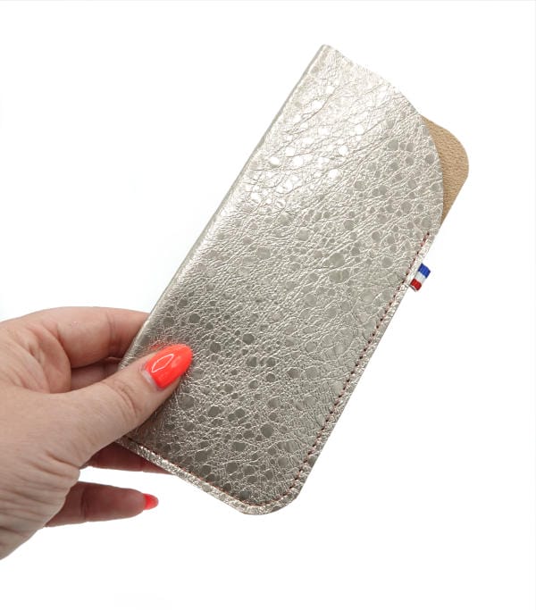 etui à lunettes Esther femme bulle champagne etui a lunettes cuir