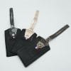 etiquette bagage en cuir