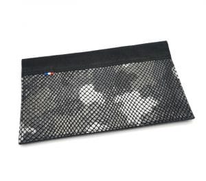 etui à chéquier vertical en cuir