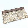 etui à chéquier vertical en cuir