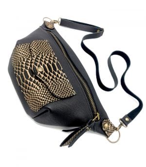 Mini-sac Pochette en cuir Mlle Smart - à personnaliser