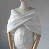 etole mariage hiver blanc cassé