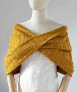 chauffe épaules jaune