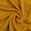 maille torsadée moutarde etole mariage moutade