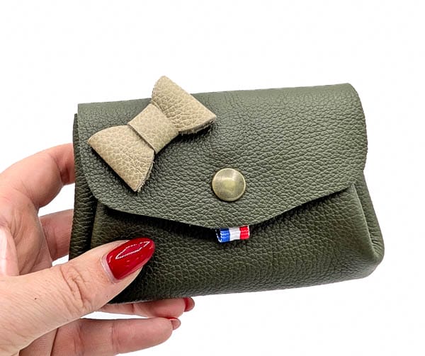 porte-monnaie femme en cuir