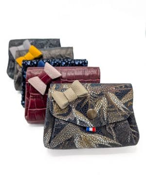 porte-monnaie femme en cuir fantaisie