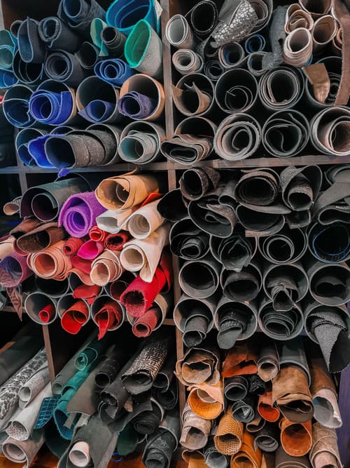 Travail du cuir - atelier de maroquinerie à Nantes