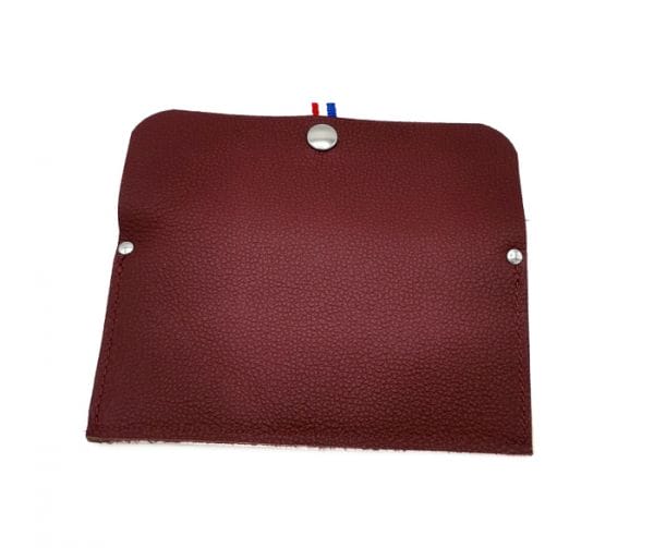 pochette porte monnaie en cuir
