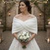 etole mariée hiver luxe mohair ivoire