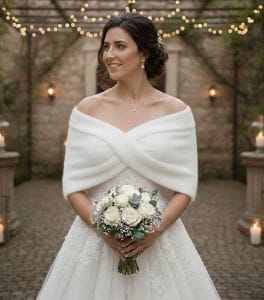 etole mariée hiver luxe mohair ivoire