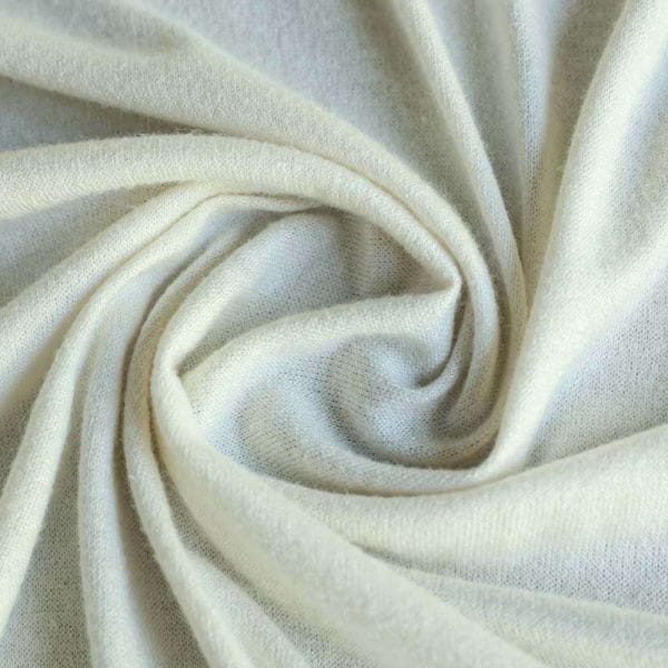 Étole mariée hiver luxe – Chauffe épaules en maille mohair & viscose ivoire