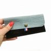pochette porte monnaie en cuir