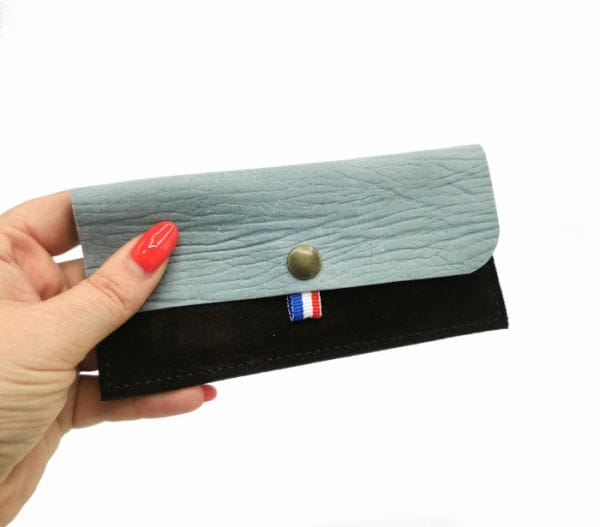 pochette porte monnaie en cuir