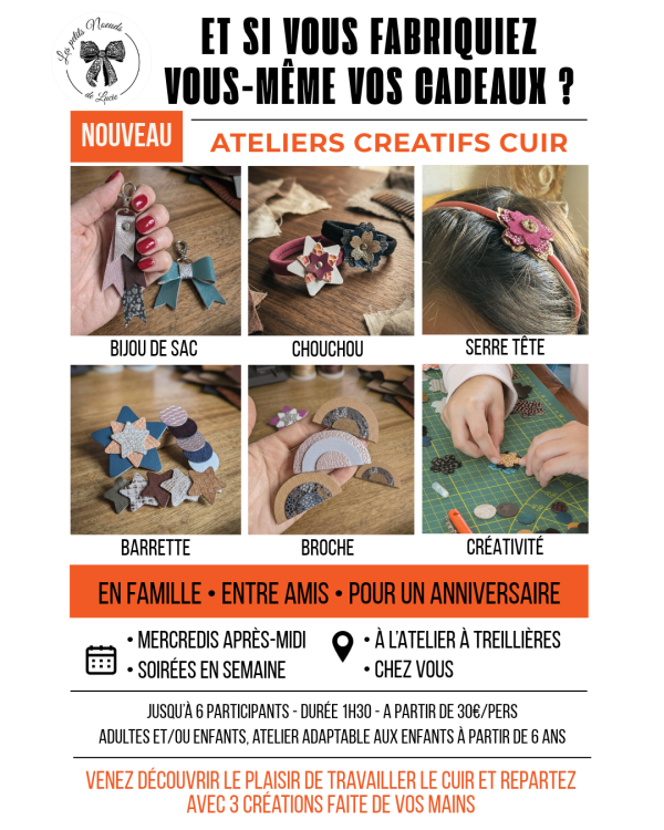 atelier cuir instagram Atelier créatif cuir Nord de Nantes