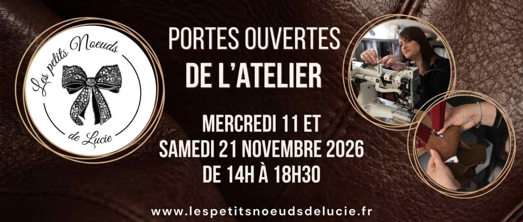 portes ouvertes de l'atelier maroquinerie