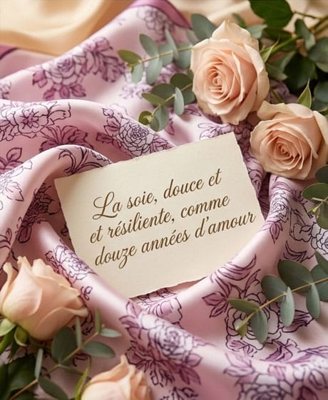 Noces de soie : 12 ans de mariage