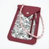 pochette-téléphone-rose pochette téléphone en cuir